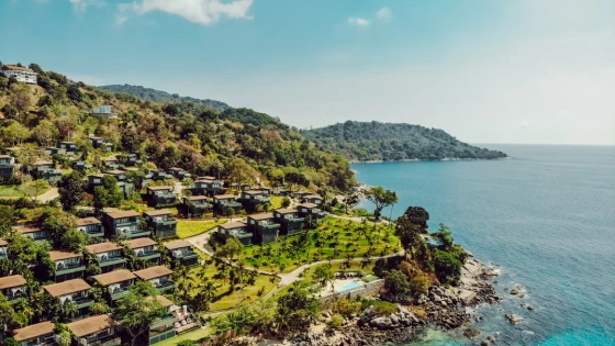 None Sea view villa development on a hillside