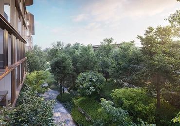 Mulberry Grove at The Forestias Luxury Bangkok Condo forest view