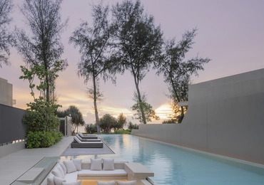 Veyla Natai beachfront villas common pool