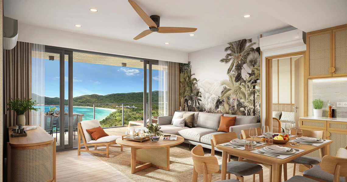 Laguna Seaside - Living Area 2 Bedrooms