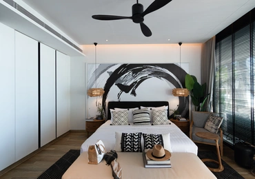 Condominium on Phuket MGallery Residences MontAzure Lakeside bedroom