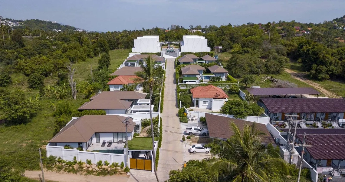 Villa Paradise – Bird's-eye view