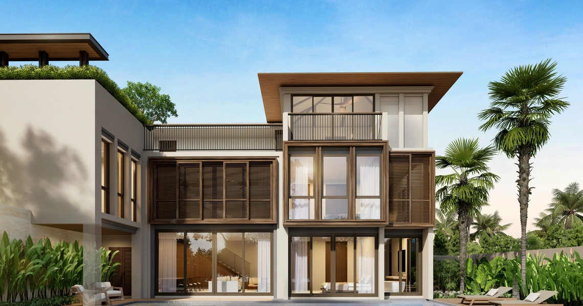 Balco Phuket luxury villas - Legacy villa exterior and pool