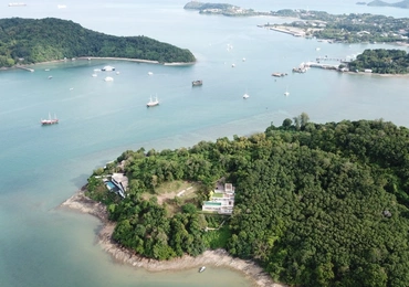 Tamarind Bay oceanfront land -  above view