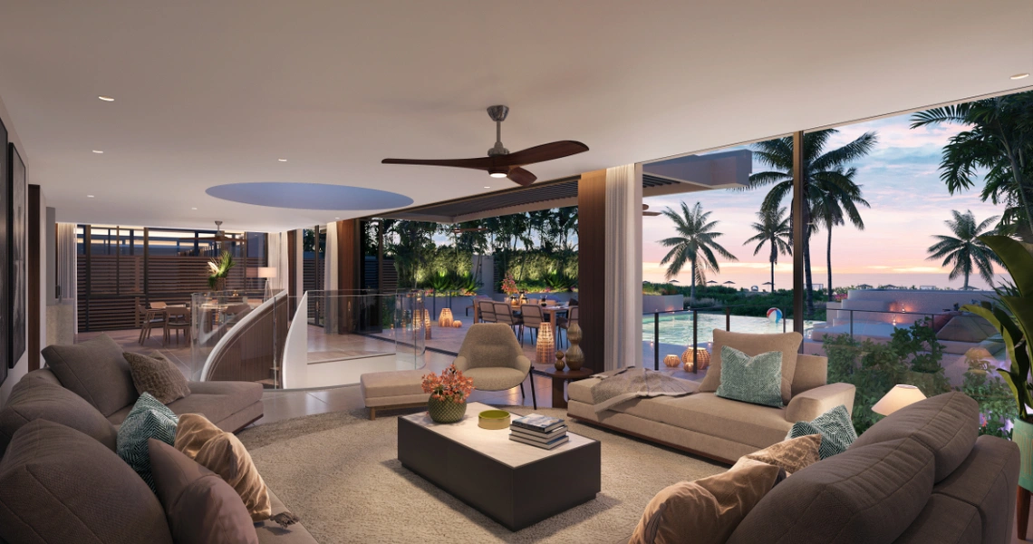 Banyan Tree Grand Residences - Oceanfront Villas - sitting area