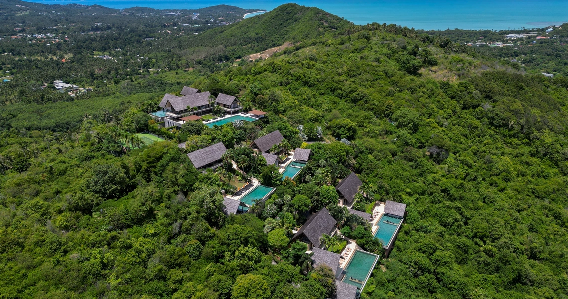 Panacea Retreat - Residence Aerial View