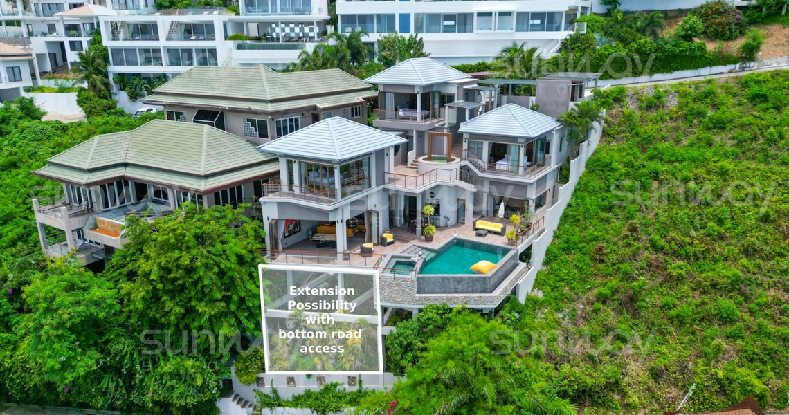 Villa Azure - Bird eye view