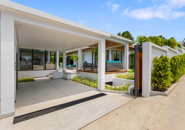 Villa Blue Horizon on koh Samui - entrance
