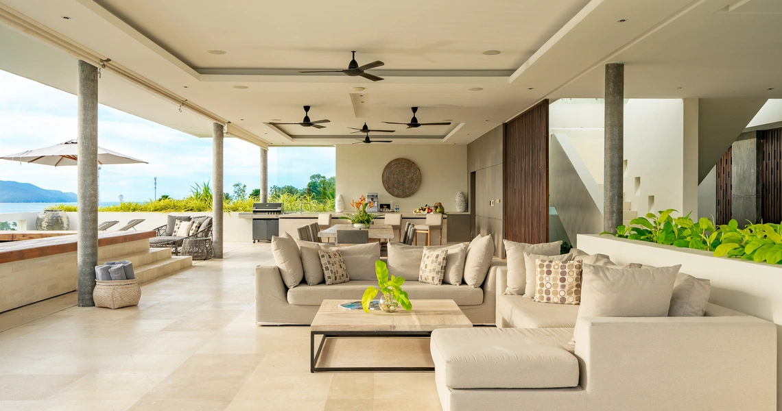 Luxury villas on Samui 6 Bedroom Pool Villa in Samujana living area