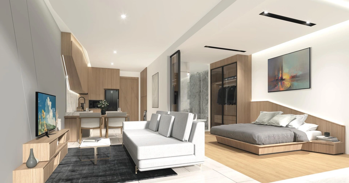Botanica Hythe luxury condo - 1-bedroom apartment