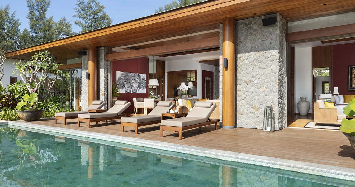Aquella Lakeside Phang Nga golf villa swimming pool