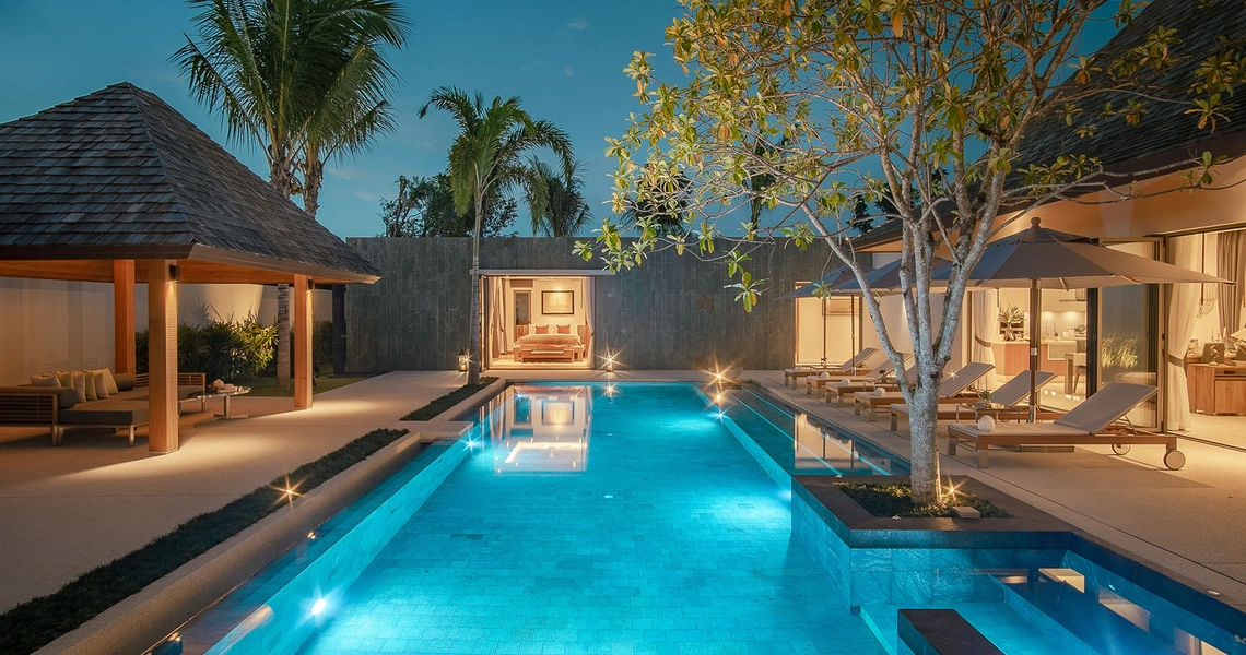 Anchan Mountain Breeze - Exterior night time