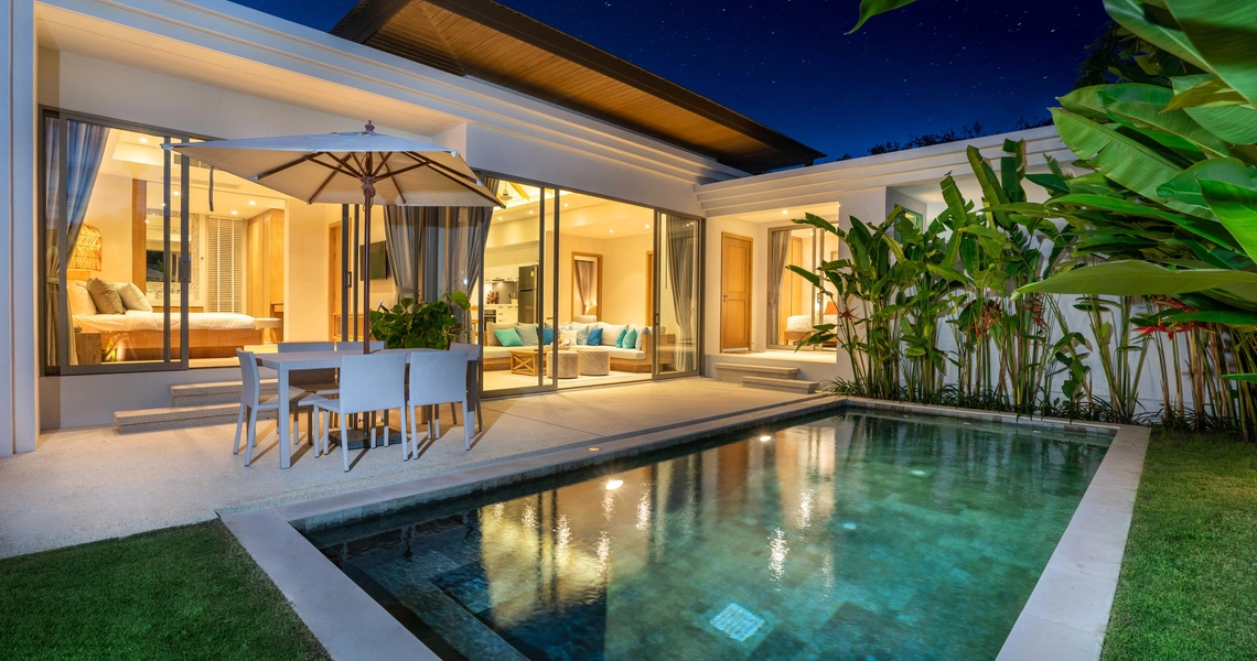 Trichada Essence - Exterior at night