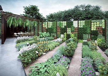 Mulberry Grove Sukhumvit Luxury Condo Gourmet Courtyard