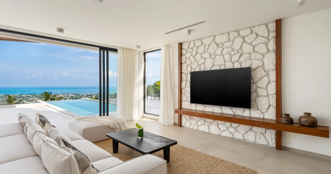 Istani Villa Azure - Living area