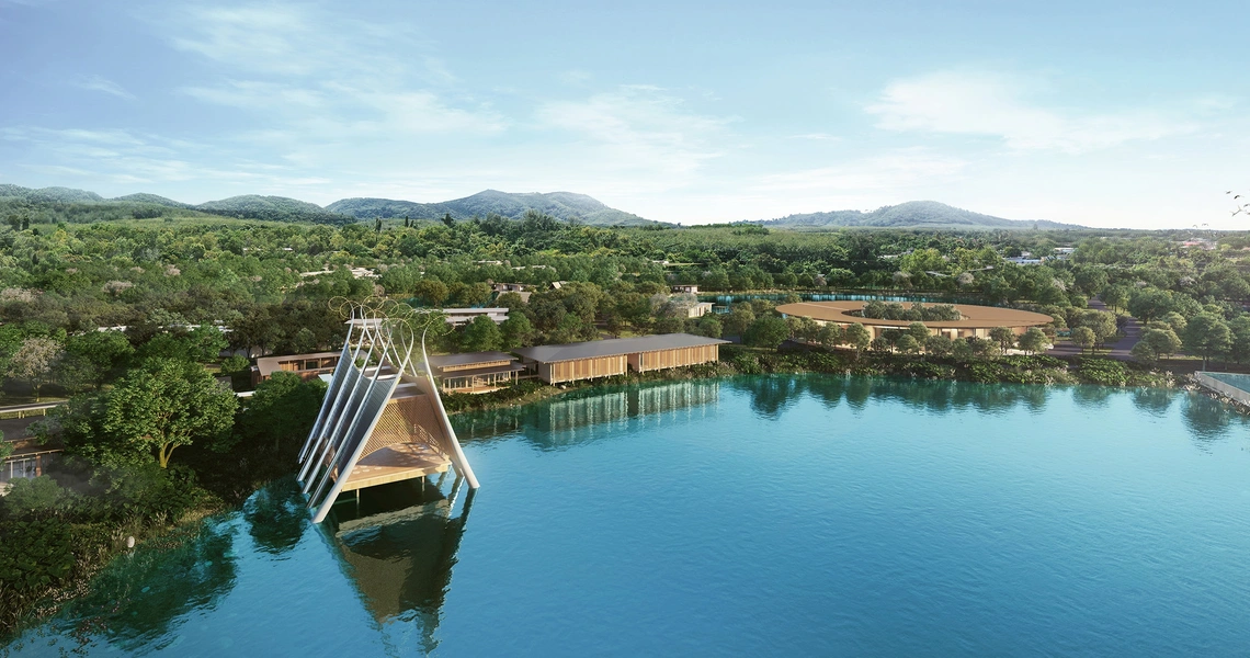 Tri Vananda  luxury villas land scape