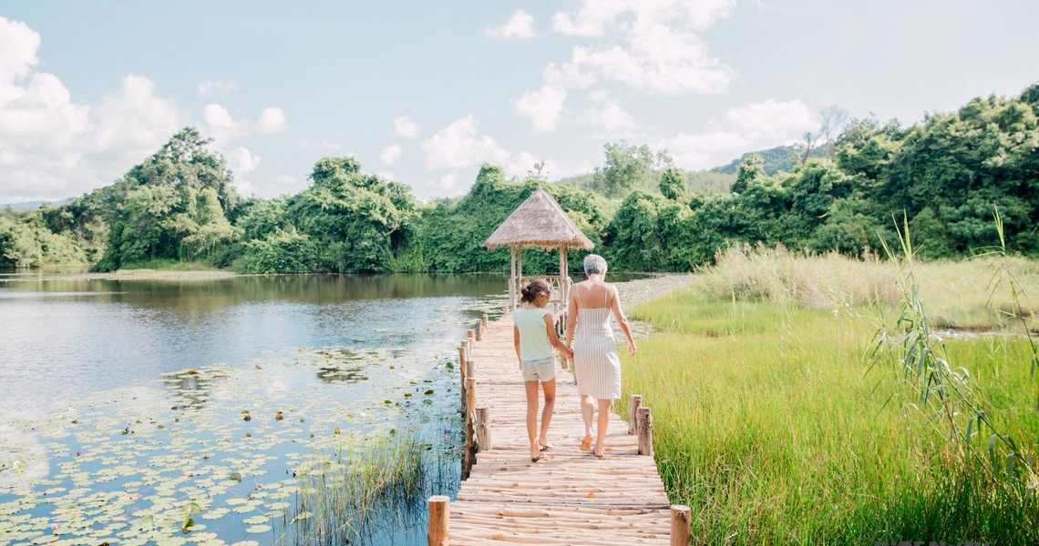 Tri Vananda  luxury villas landscape