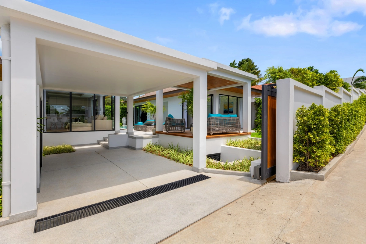 Villa Blue Horizon on koh Samui - entrance