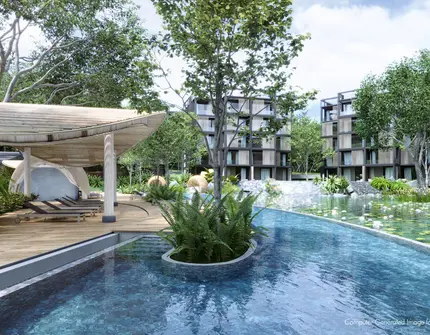 Condominium on Phuket MGallery Residences MontAzure Lakeside exterior