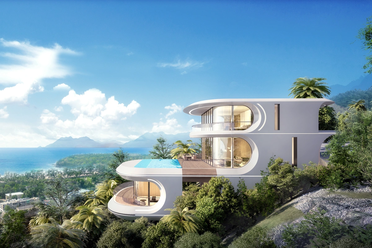 Aurora Kata Top Sea View Villa exterior sea view