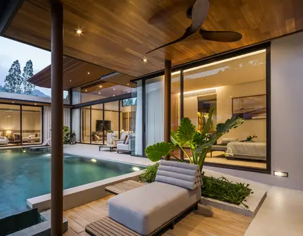 Naturale Cherngtalay - deck with pool