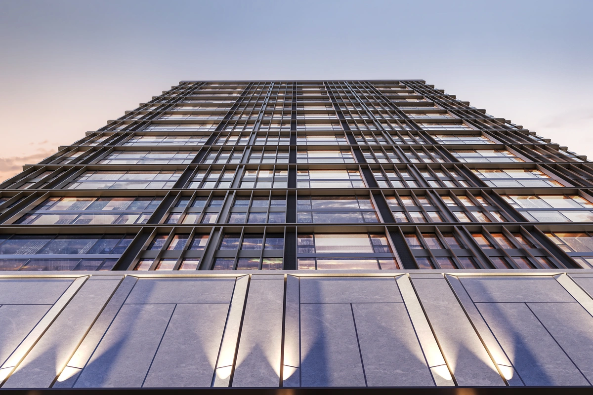 Mulberry Grove Sukhumvit Luxury Condo Exterior Down-Top View