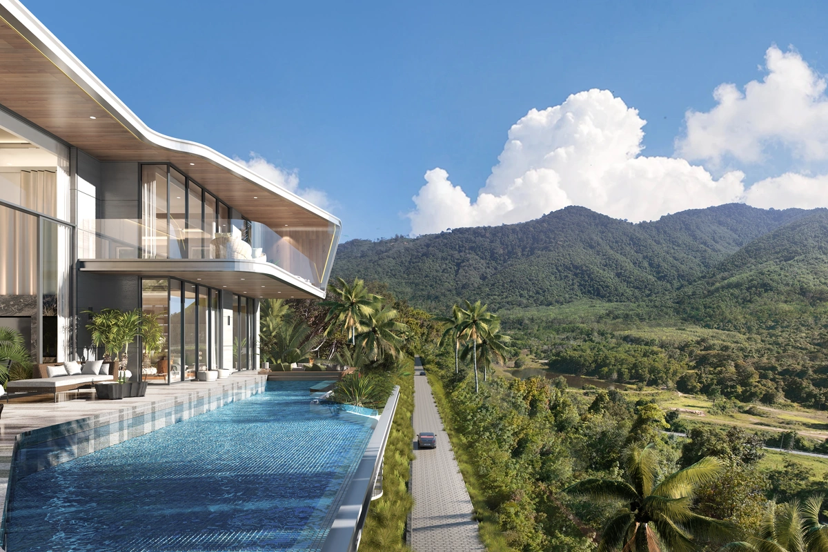 AYANA Soluna Villas infinity pool with view