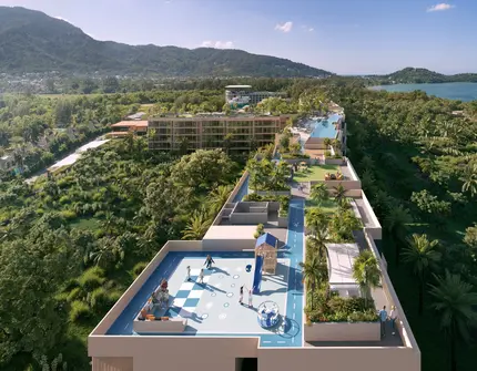 Condominium on Phuket Laguna Beachside rooftop