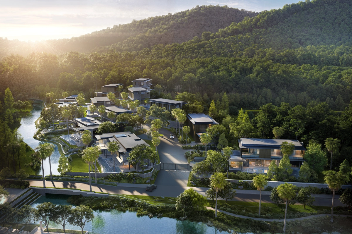 Anann Villas - aerial view