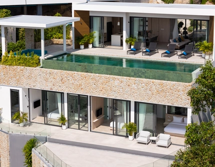 Villa Sea Stone - Aerial View