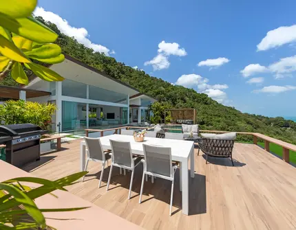 Pacific Palisade Samui luxury villa - BBQ area