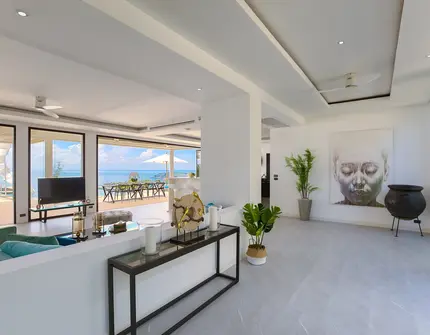 Luxury villas on Samui Villa Turquoise living area