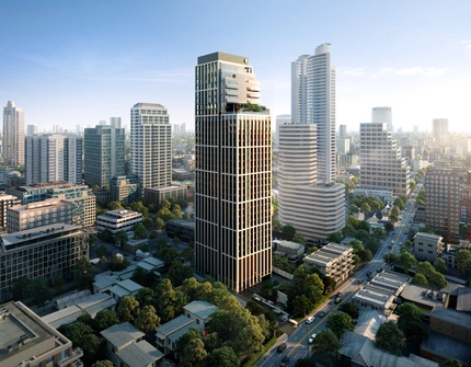 InterContinental Residences aerial shot