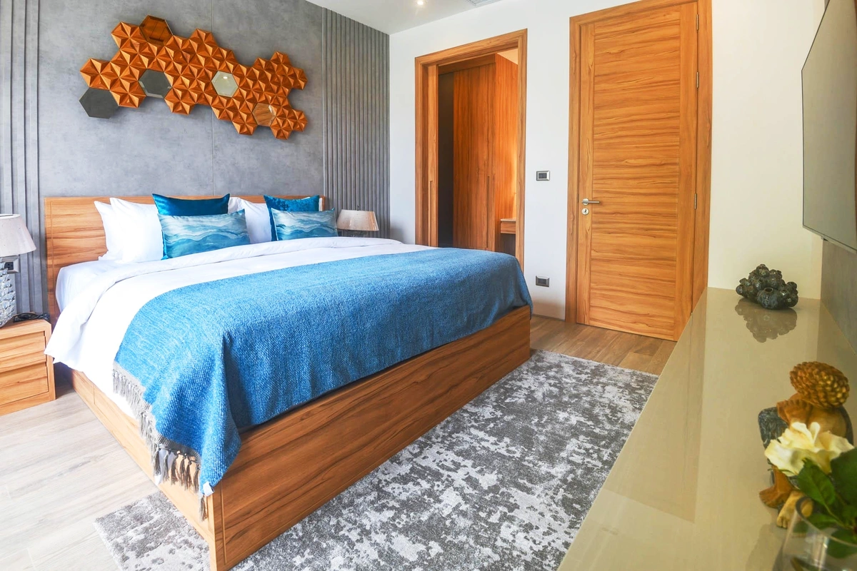 Wilawan Villas - Bedroom Blue
