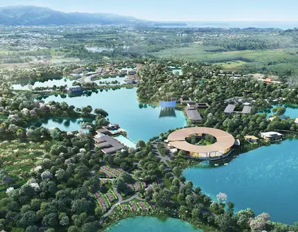 Tri Vananda  luxury villas land scape