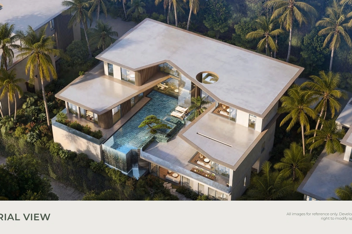 AYANA Soluna Villas exterior arial view