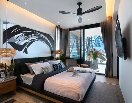 Condominium on Phuket MGallery Residences MontAzure Lakeside bedroom