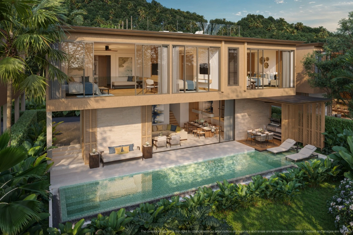 NATURALE Kamala exterior of pool and villa