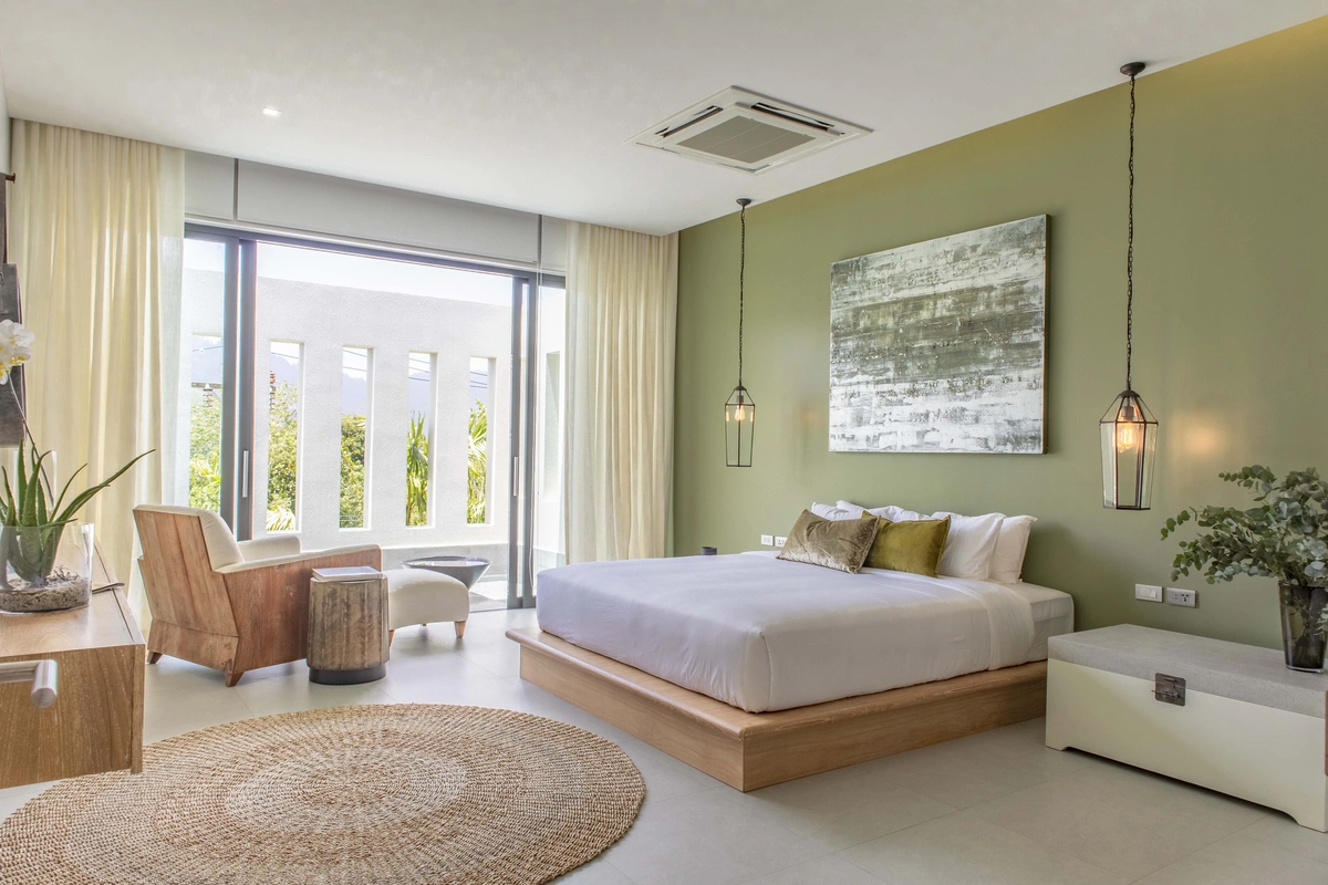 Luxury villas on Phuket Manick Hillside bedroom