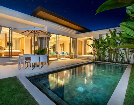 Trichada Essence - Exterior at night