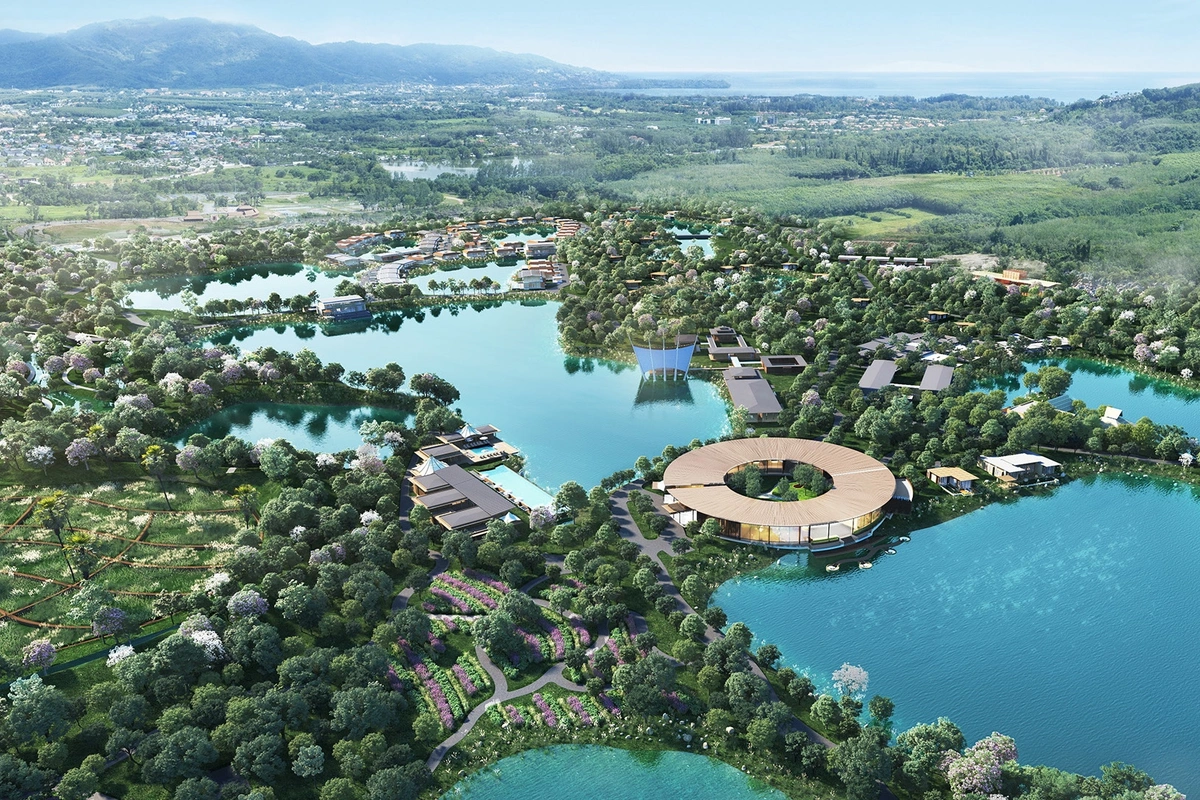 Tri Vananda  luxury villas land scape
