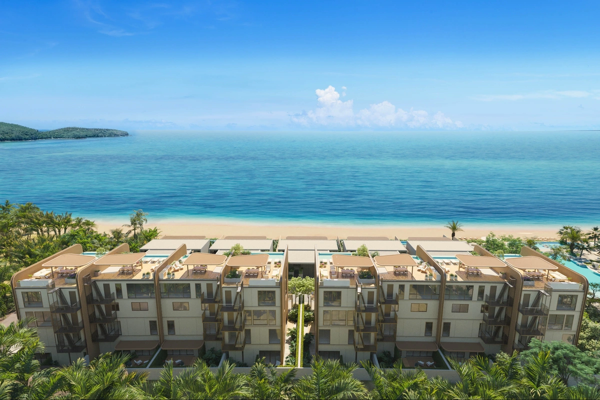 Banyan Tree Beach Residences Varuna - aerial sea view