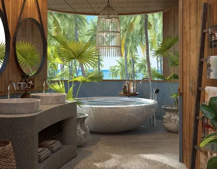 Kunkhao Tara Villas–Bathroom