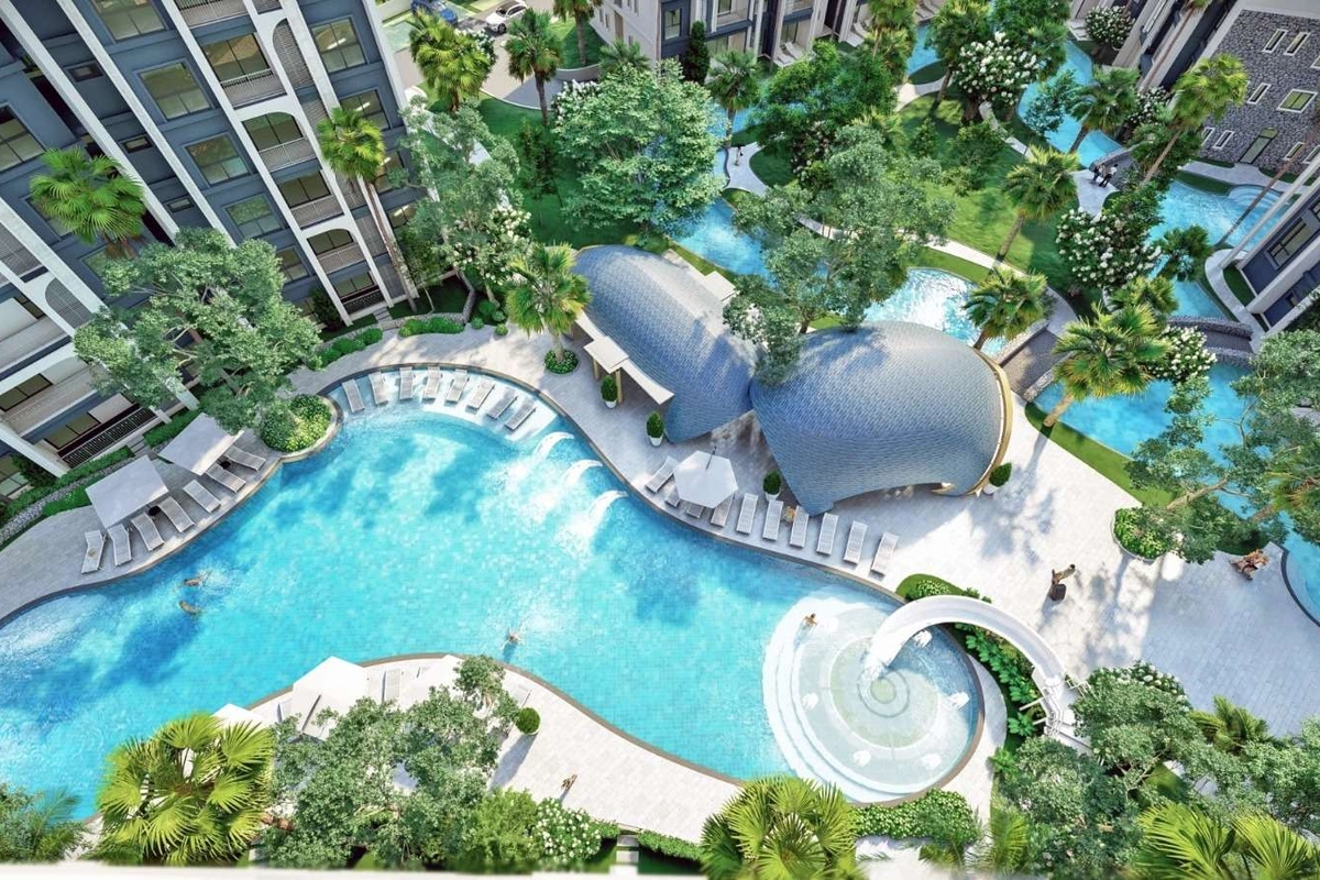 Title Halo - Render exterior pool