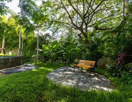 Villa Mimosa Layan Beach-Garden