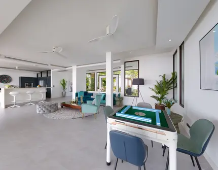 Luxury villas on Samui Villa Turquoise living area