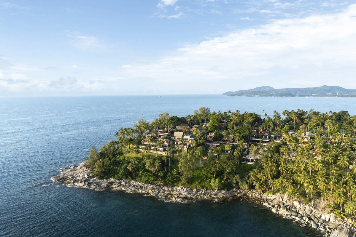 Amanpuri - aerial cape view