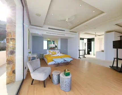 Luxury villas on Samui Villa Turquoise bedroom