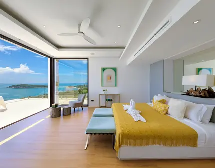 Luxury villas on Samui Villa Turquoise bedroom