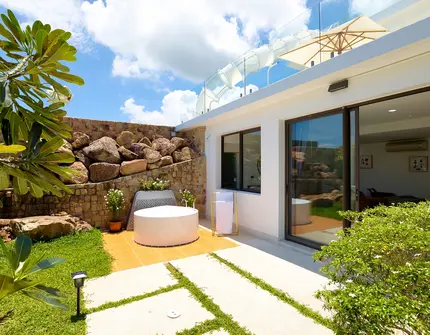 Luxury villas on Samui Villa Turquoise terrace with bath